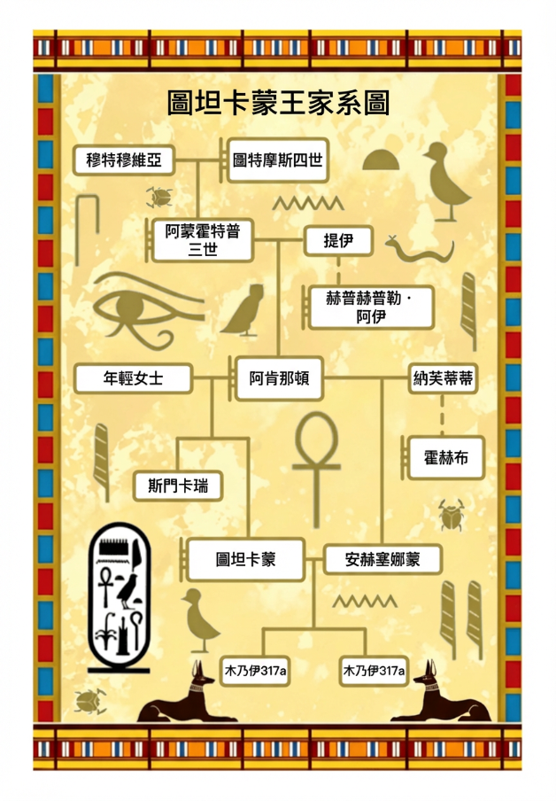 圖坦卡門家系圖