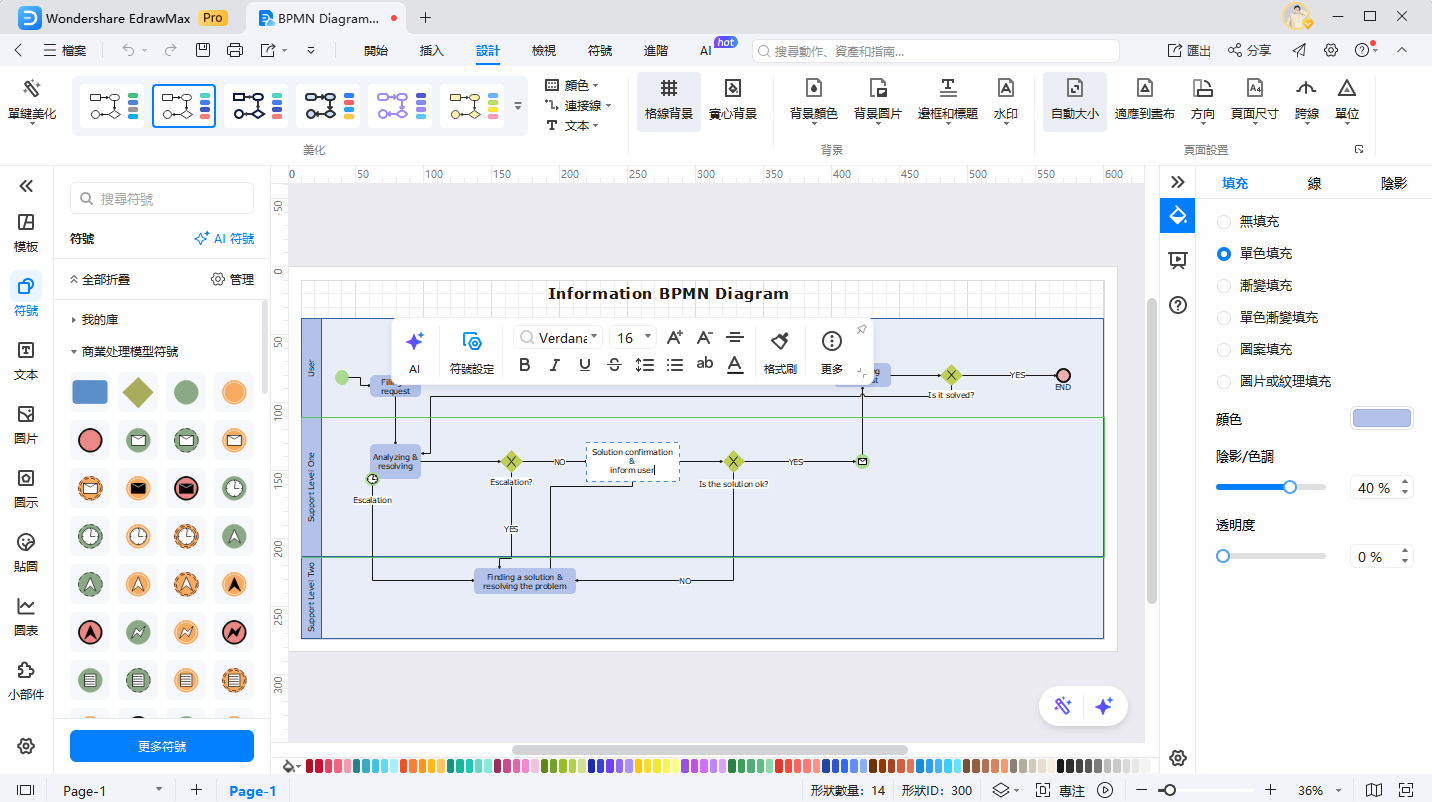 BPMN圖形狀-自訂形狀樣式