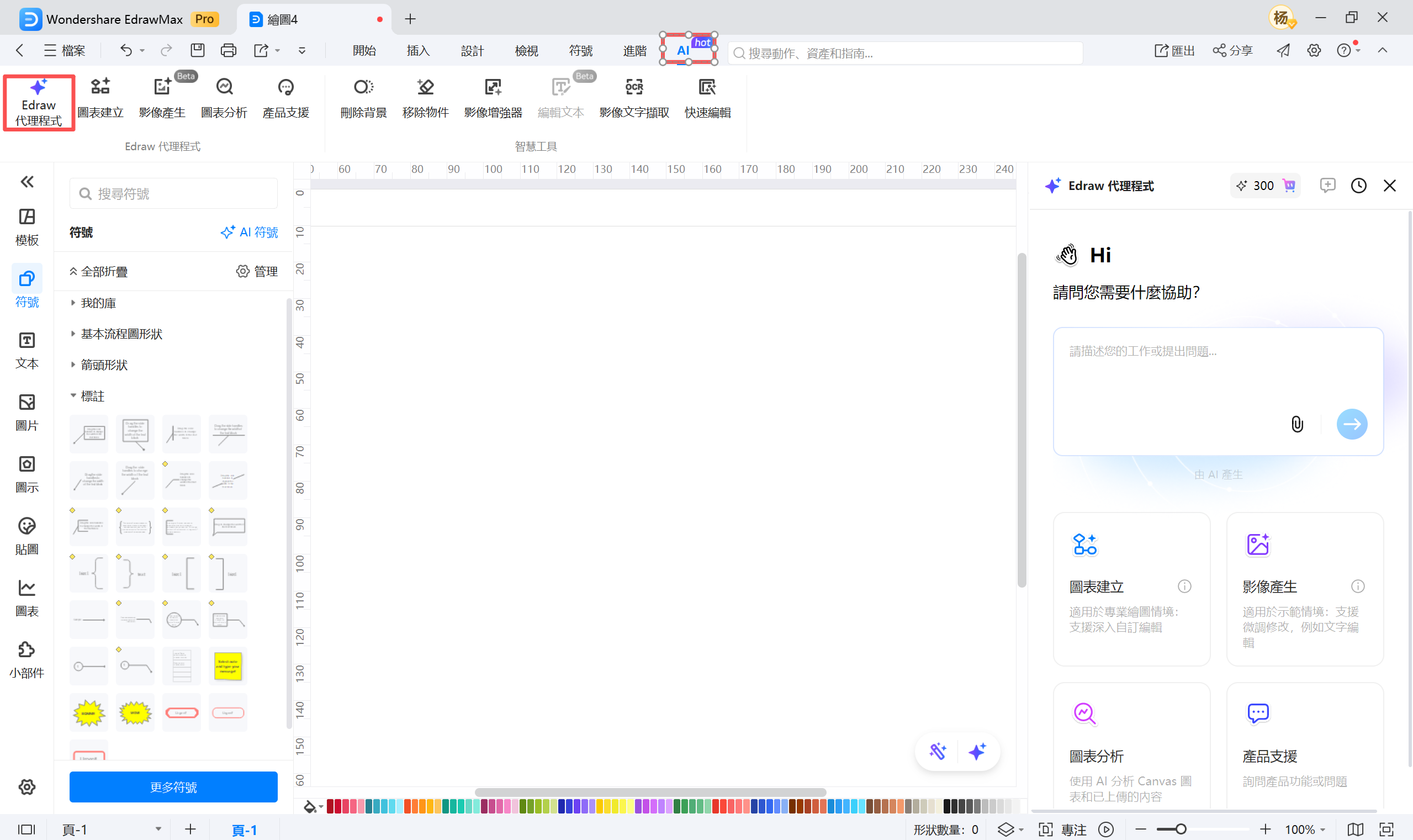 流程圖製作-啟動AI功能
