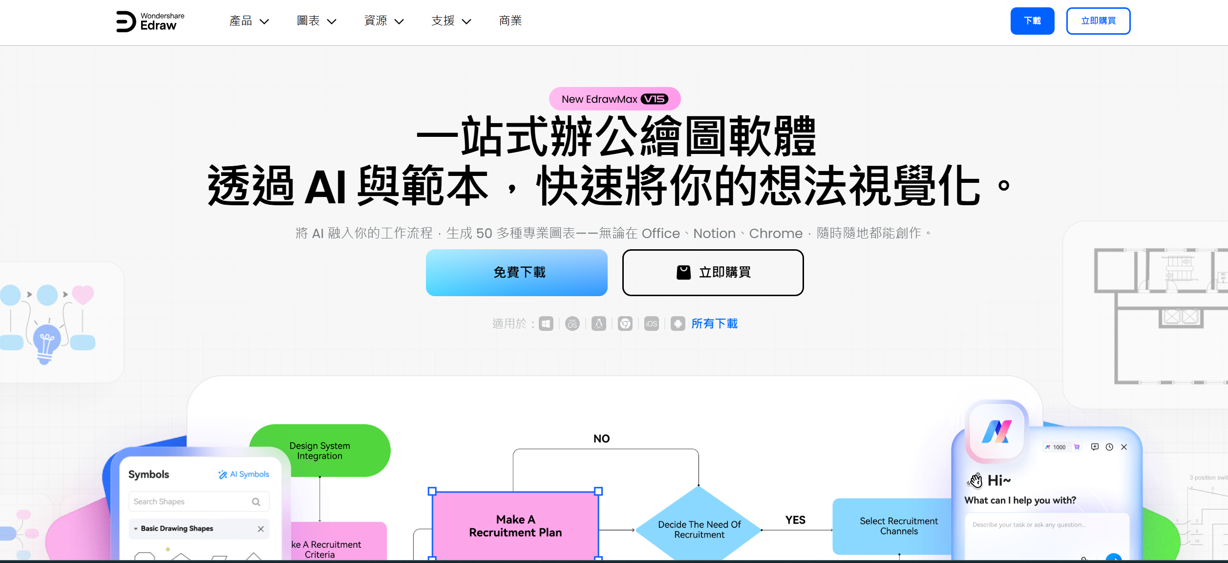 超市平面圖-安裝-edrawmax-軟體