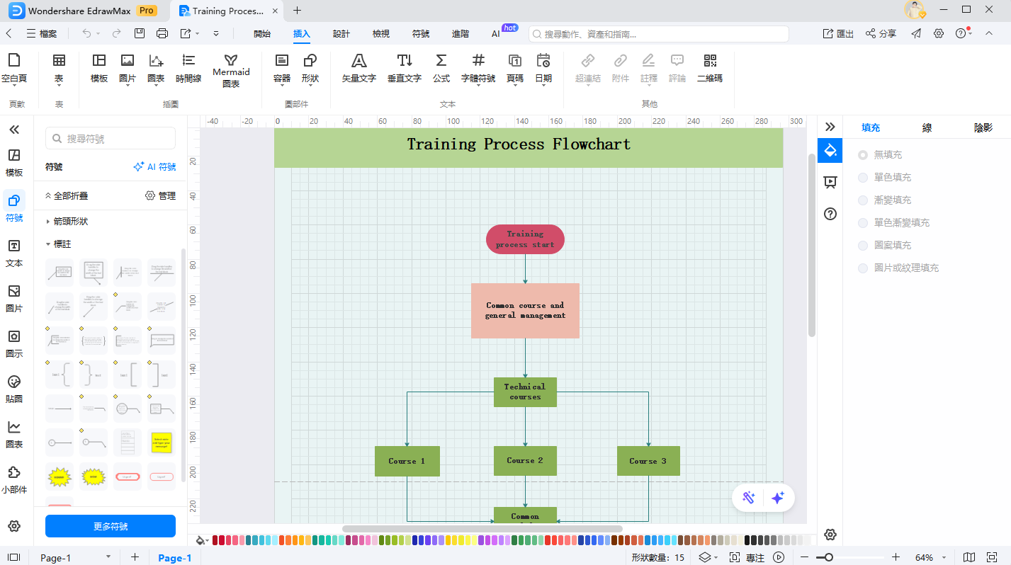 流程圖製作-在EdrawMax中繪製
