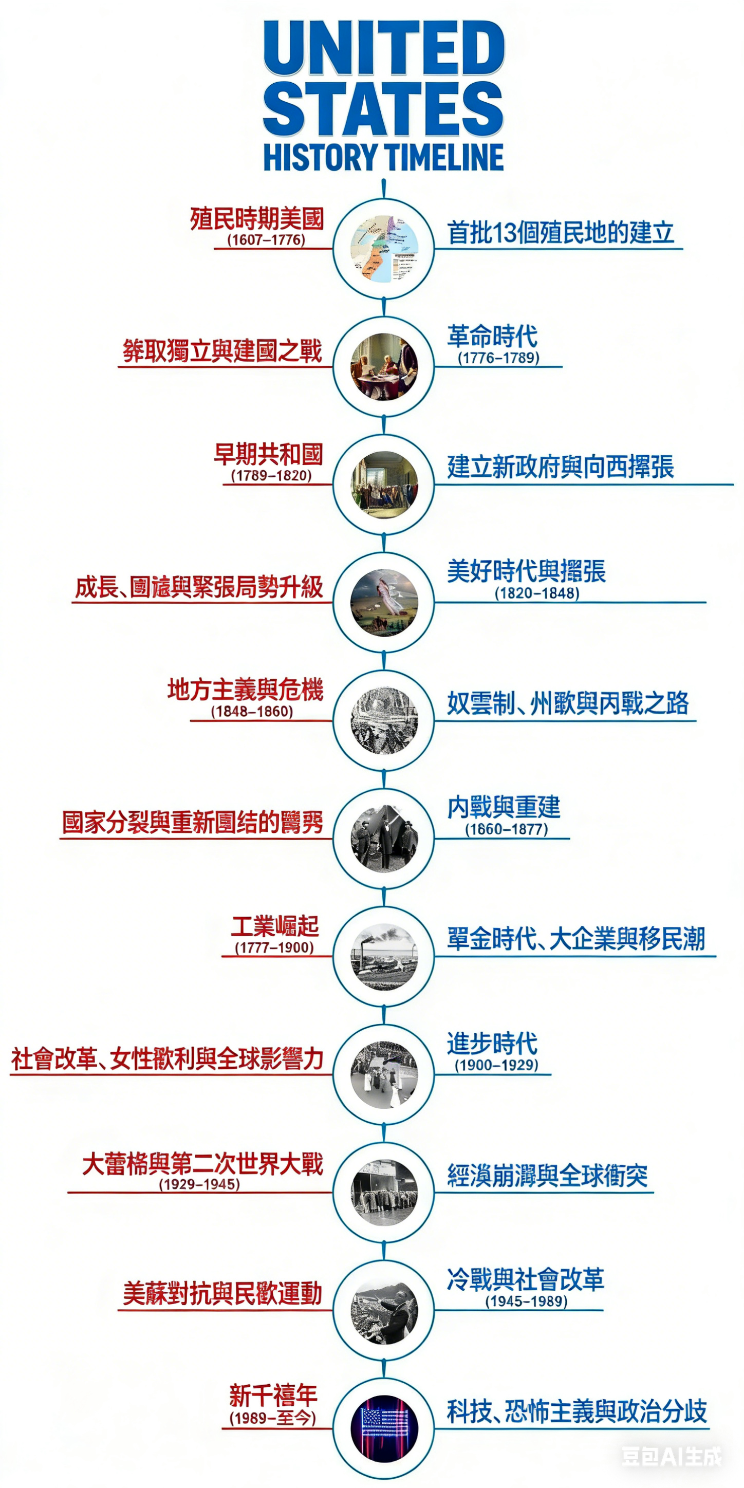 美國歷史時間軸-united-states-history-timeline