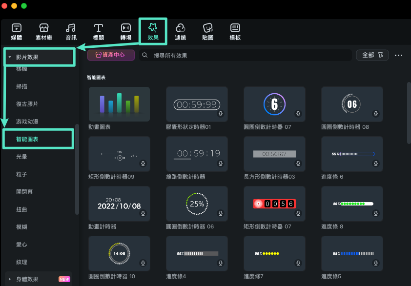 開啟 Animated Charts 動態圖表