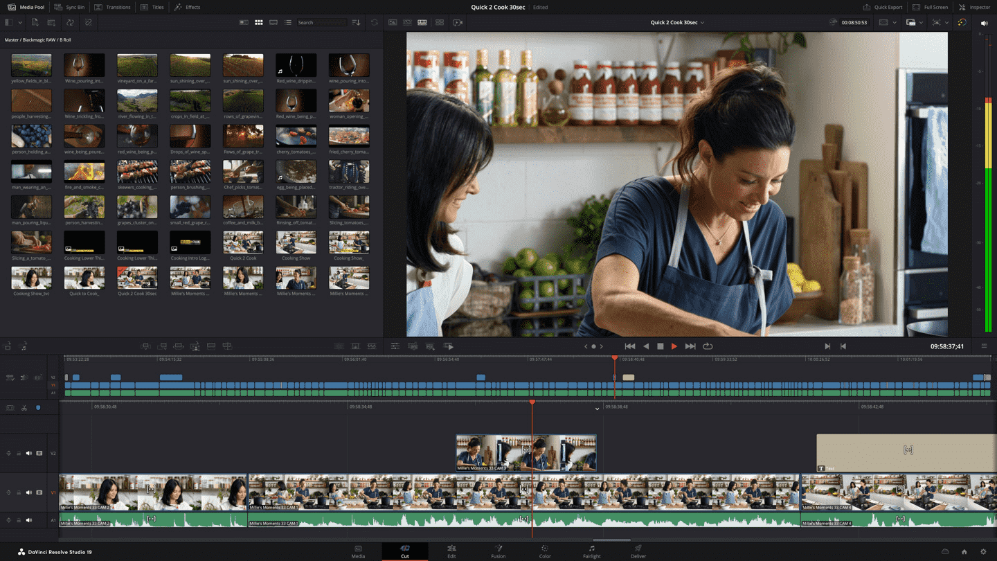 capcut替代-DaVinci Resolve 色彩分級工具