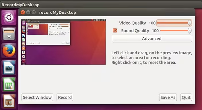 RecordmyDesktop