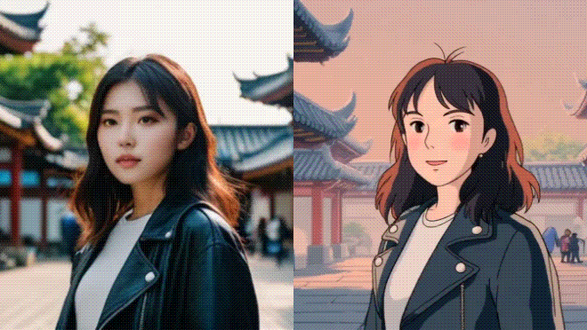 ai anime filter video filmora