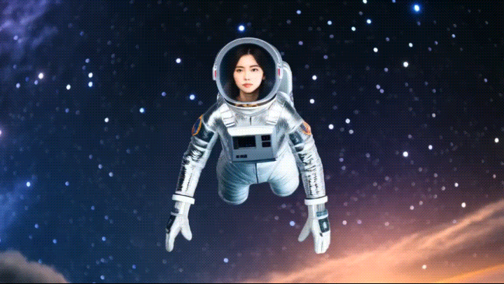 AI 太空人濾鏡 Filmora App