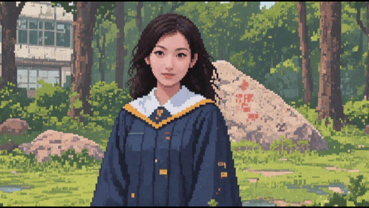 AI 像素影片示例