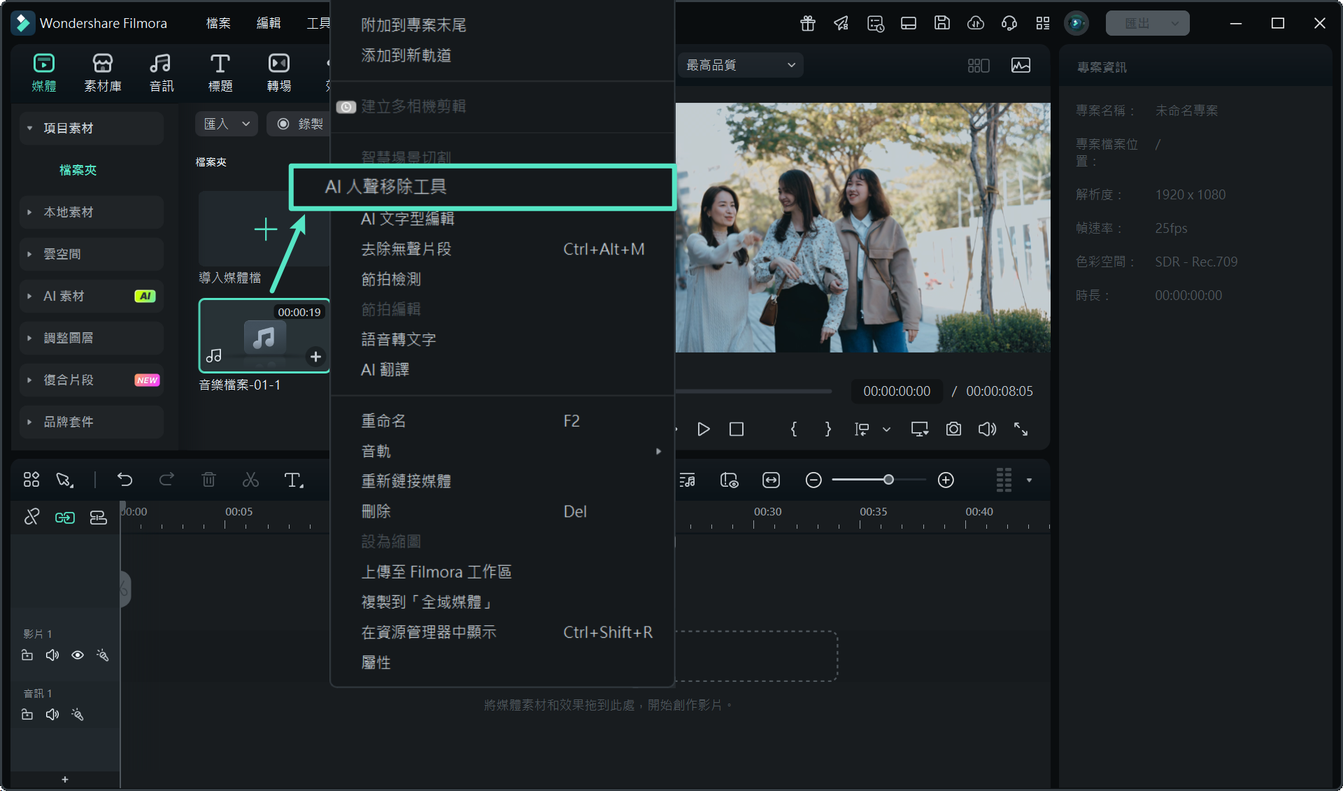 AI 人聲分離
