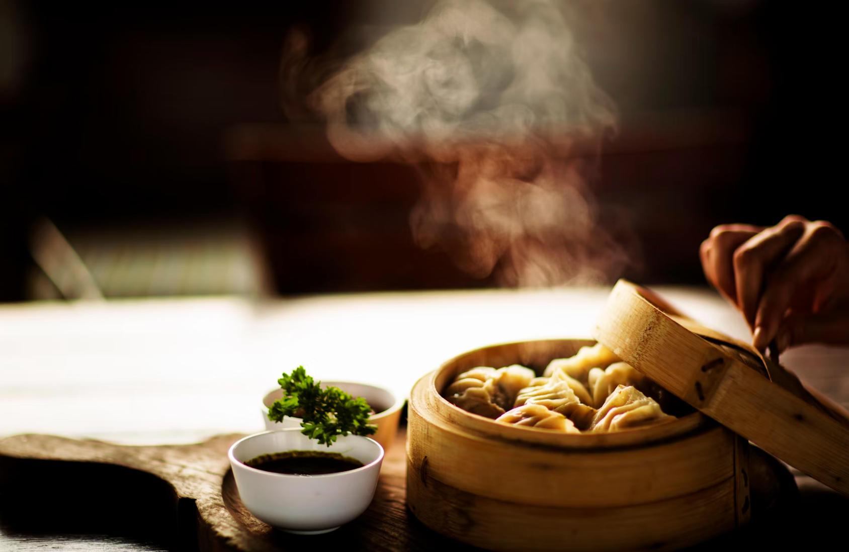 自然光拍美食