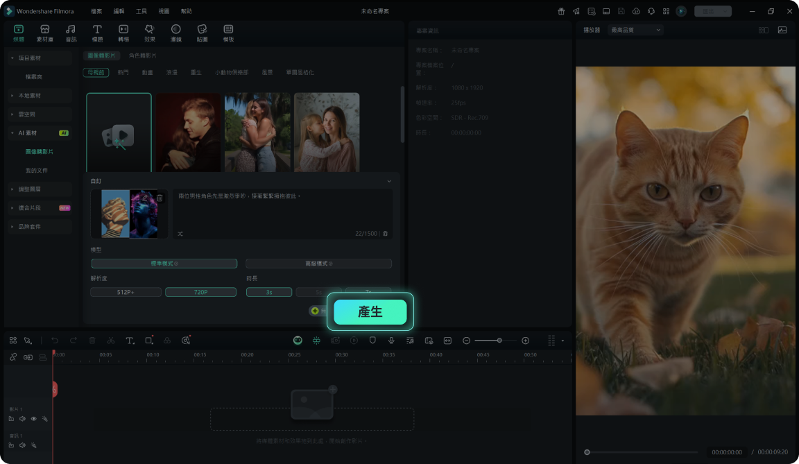 generate ai videos
