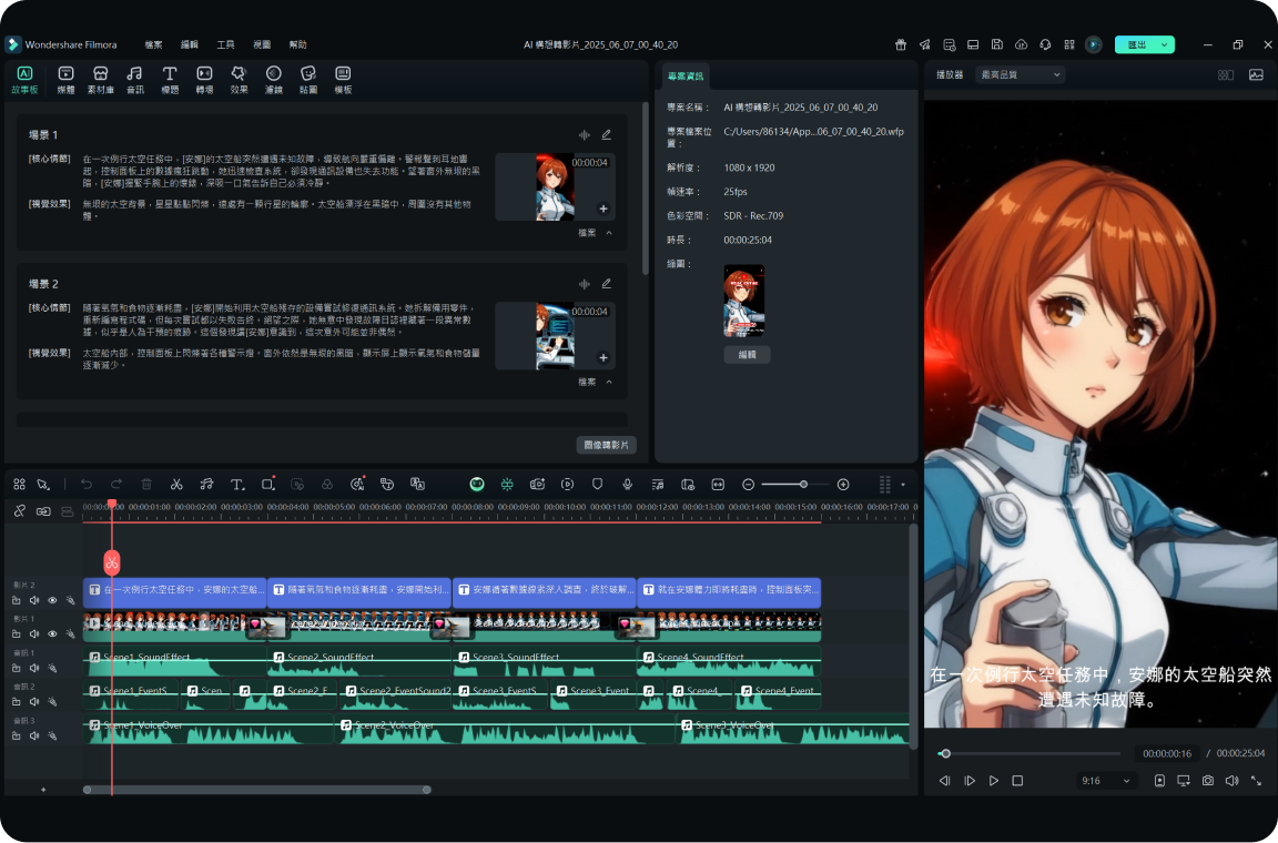 fine-tune the generated ai video from script